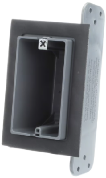 PLASTIC DEVICE BOX 1 GANG WITH GASKET