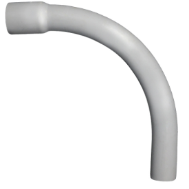 PVC ELBOW SCH40 1/2" 90 with one bell end