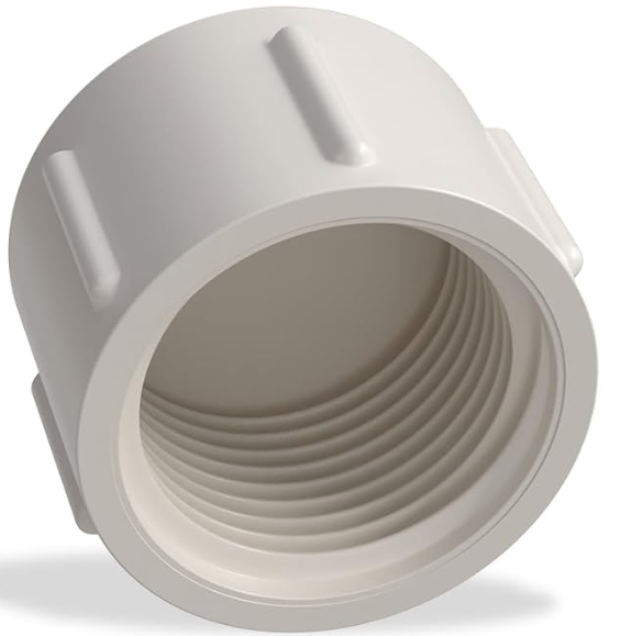 PVC THREADED END CAP (CONDUIT CAP) 3/4"