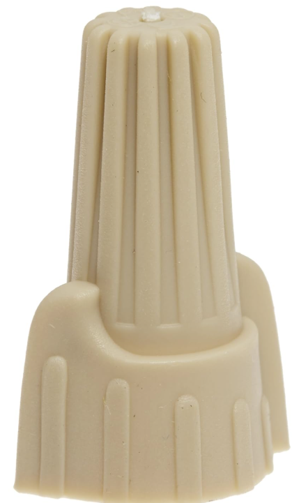 WIRE CONNECTOR TAN 22-8 AWG (500 each bag)