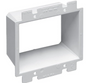 4-GANG...1 1/2" DEEP BOX  EXTENDER WHITE
