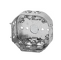 4" STEEL DEEP OCTAGONAL BOX WITH  CABLE CLAMP
