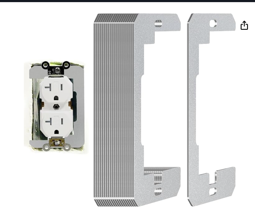 F-CLIP  DEVICE BOX SUPPORTS  MAX WALL THICKNESS 1"
