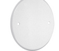 FLAT BLANK WHITE CEILING COVER WITH SCREWS INCLUDED
