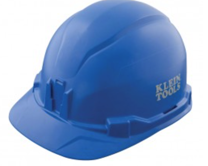 Hard Hat, Non-Vented, Cap Style, Blue