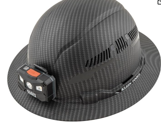 HARD HAT, W/RECHARGEABLE HEADLAMP