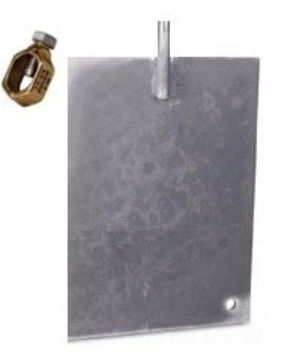 10-15 GROUND PLATE W/LUG