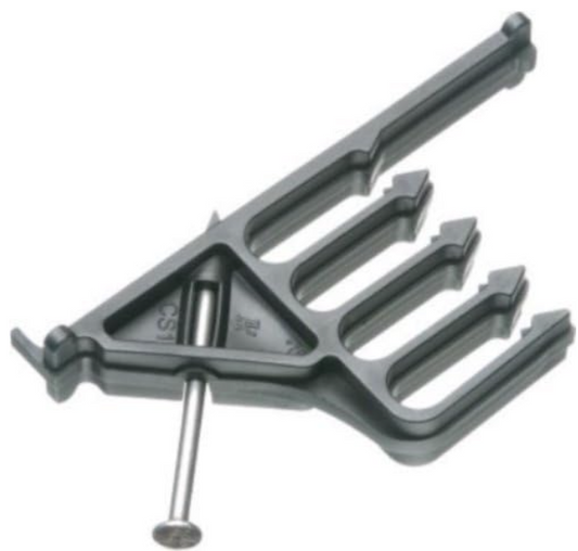NON-METALLIC  NAIL-ON  CABEL STACKER