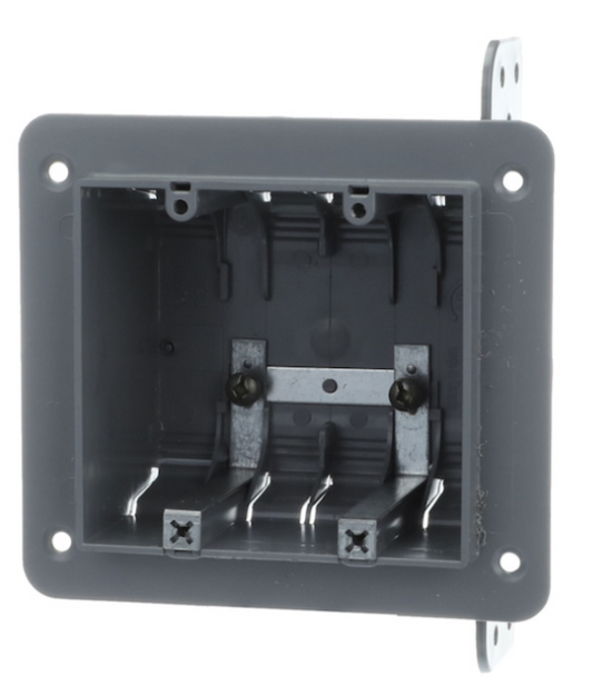 PLASTIC DEVICE BOX  2 GANG