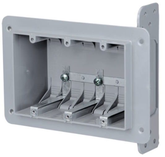 PLASTIC DEVICE BOX  3 GANG
