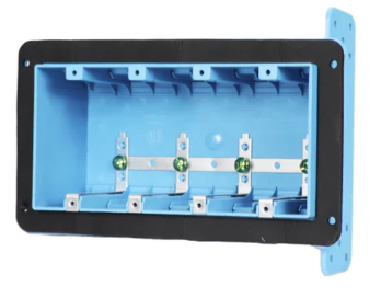 PLASTIC DEVICE BOX  4 GANG WITH  GASKET