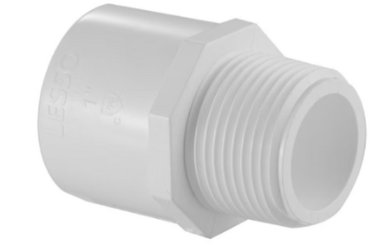 PVC 3/4"   40/40  PLASTIC  CONNECTOR