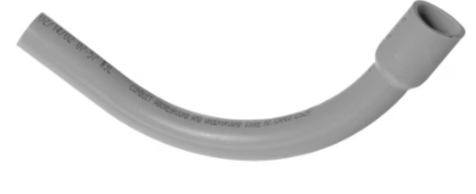 PVC ELBOW SCH40 1 1/4" 90 with one  bell end