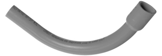 PVC ELBOW SCH40 2" 90 with one bell  end