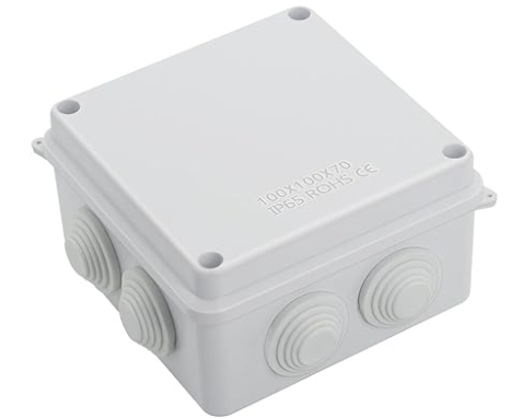 PVC JUNCTION BOX 4"x4"x4"
