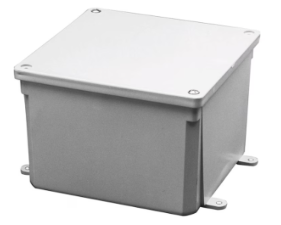 PVC JUNCTION BOX 8"x8"x4"