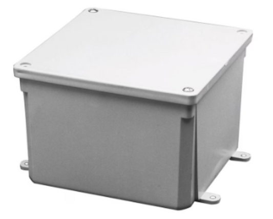 PVC JUNCTION BOX 8"x8"x4"