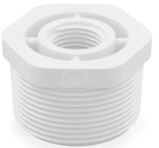PVC REDUCING BUSHING 1 1/2" -  2"
