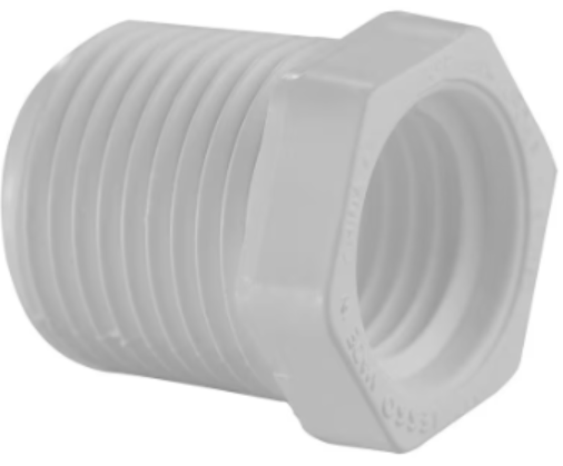 PVC REDUCING BUSHING 3/4" -  1"