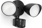 SF18CR15C25W-MOTION-SECURITY-LIGHT-BLACK AND WHITE