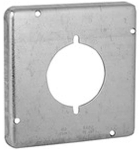STEEL 2-GANG 1/2" RAISED COVER 4  11/16"