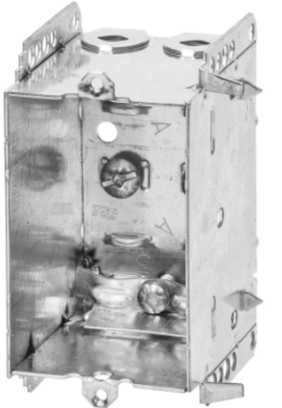 STEEL DEVICE BOX.......3" x 2" x 2  1/2"