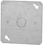 STEEL FLAT COVER 1/2 KO 4" x 4"
