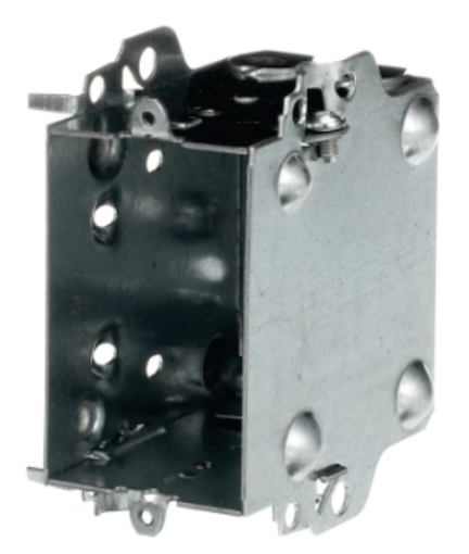STEEL GANGABLE DEVICE BOX.......3" x 2" x  2"
