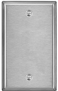 STEEL RECTANGULAR 1" KNOCKOUT  COVER