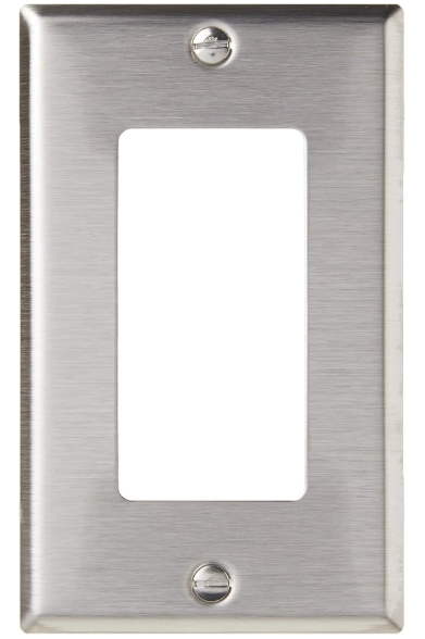 STEEL RECTANGULAR DUPLEX  COVER
