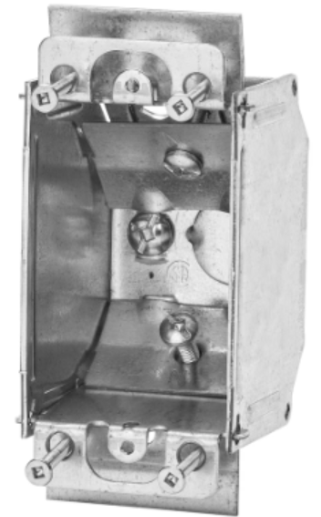 STEEL RETROFIT BOX.......3" x 2" x 2  1/4"