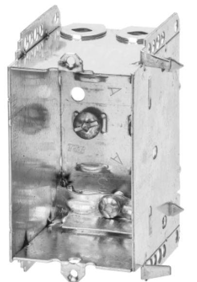 STEEL SINGLE GANG WELDED DEVICE  BOX 3" x 2" x 2 1/2"