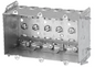 STEEL THREE GANG WELDED DEV  BOX 3" x  5 1/2" x 2 1/2"