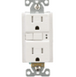 15A 125V ST TR GFCI WHT