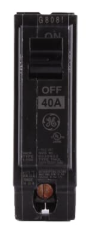 40A CIRCUIT BRK 10KA QL 1 POLE 120/240V PLUG IN