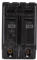 15A CIRCUIT BRK 10KA QL 2 POLE 120/240V PLUG IN