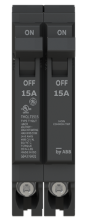 Tandem 20A/1P & 20A/1P 120/240V THQLT Breaker