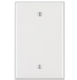 1-GANG WALLPLATE  FLUSH  MOUNT WHITE BLANK FILLER.
