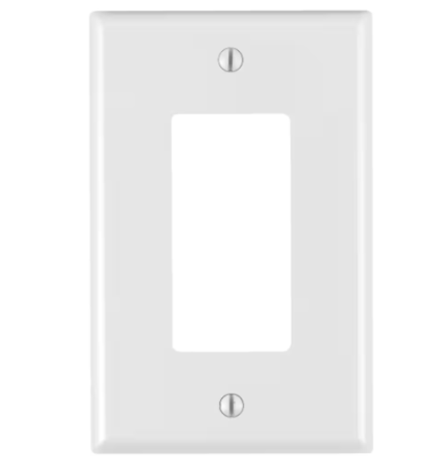1G NYLON DECORA PLATE WHITE