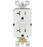20A 125V ST TR GFCI WHITE