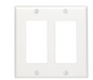 2G DECORA WHITE NYLON WALLPLATE