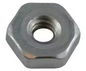 10-32 Zinc Plated Hex Nut (Qty 100)