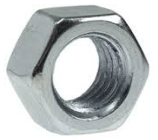 6-32 Zinc Plated Hex Nut (Qty 100)