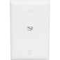 TELEPHONE WALL JACK - WHITE 1 GANG