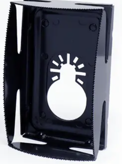 Q-Bit Single Gang Hole Cutter - 2 3/8" x 3 3/4"