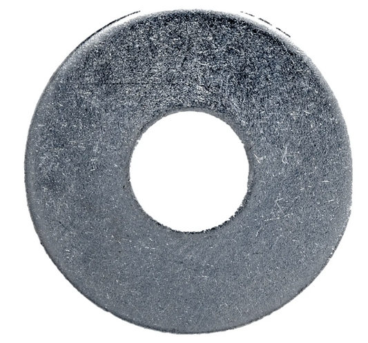 #6 Flat Washer Plated (Qty 100)
