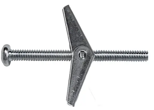 Spring Toggle Heads 1/4" with Bolt (Qty 50)